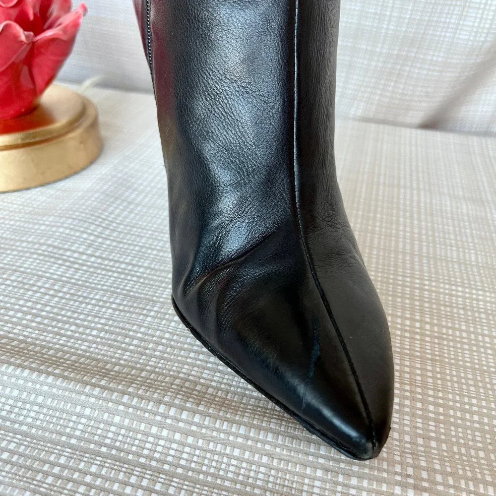 Via Spiga Leather Maddy Over the Knee 100% Leather Boots Soft Buccaneer OTK